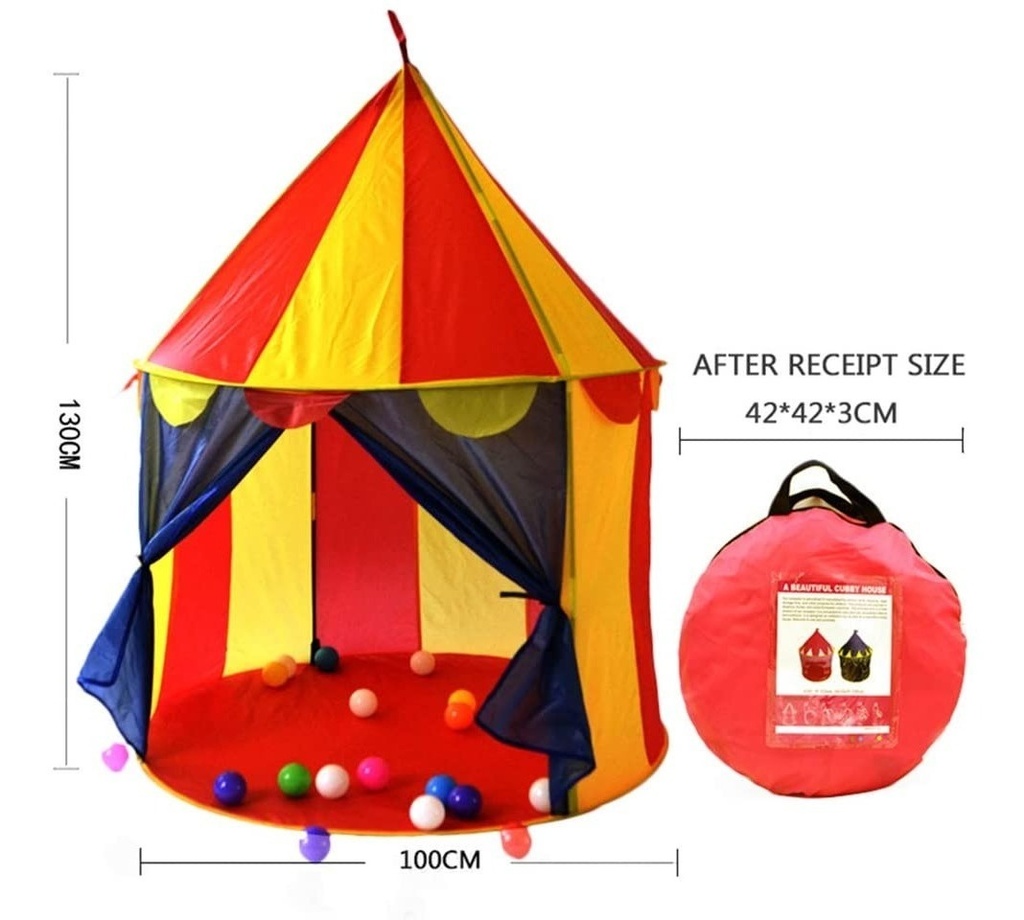 Tienda Carpa Infantil Plegable Portátil Didáctica Circo