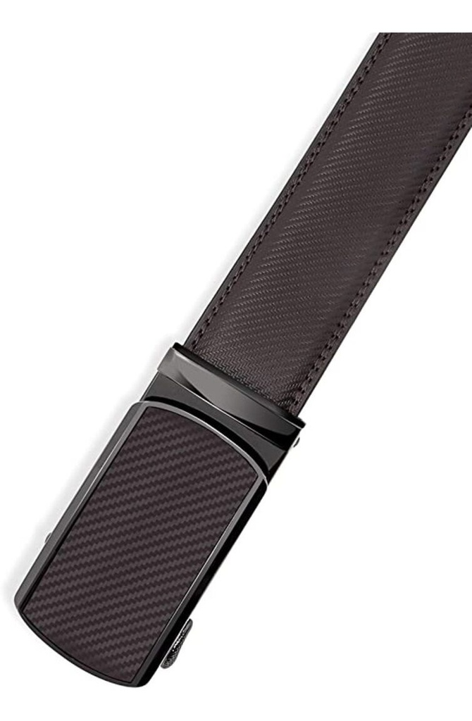 Cinturon Automatico Cuero Diseño Ajustable Elegante Calidad