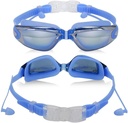 Goggles Natación Protección Uv Antiempaño Estuche Gratis