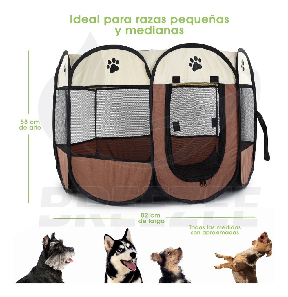 Casa Corral Mascotas Plegable Portátil Multifuncional Calida