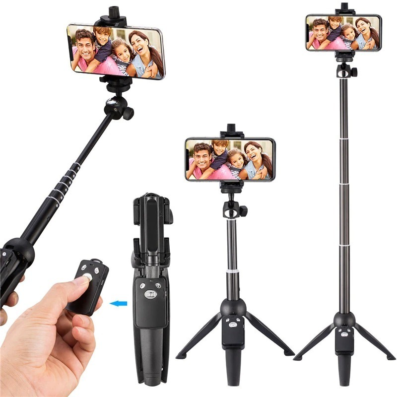 Selfie Stick Palo Trípode Portatil Control Remoto Bluetooth