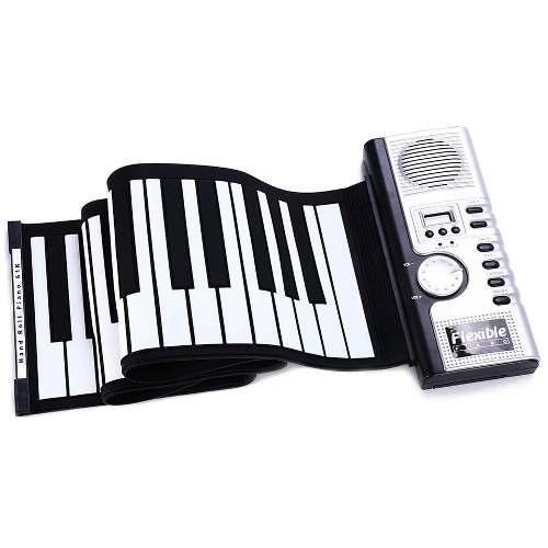 Teclado Piano Flexible 61 Teclas De Silicona  Midi