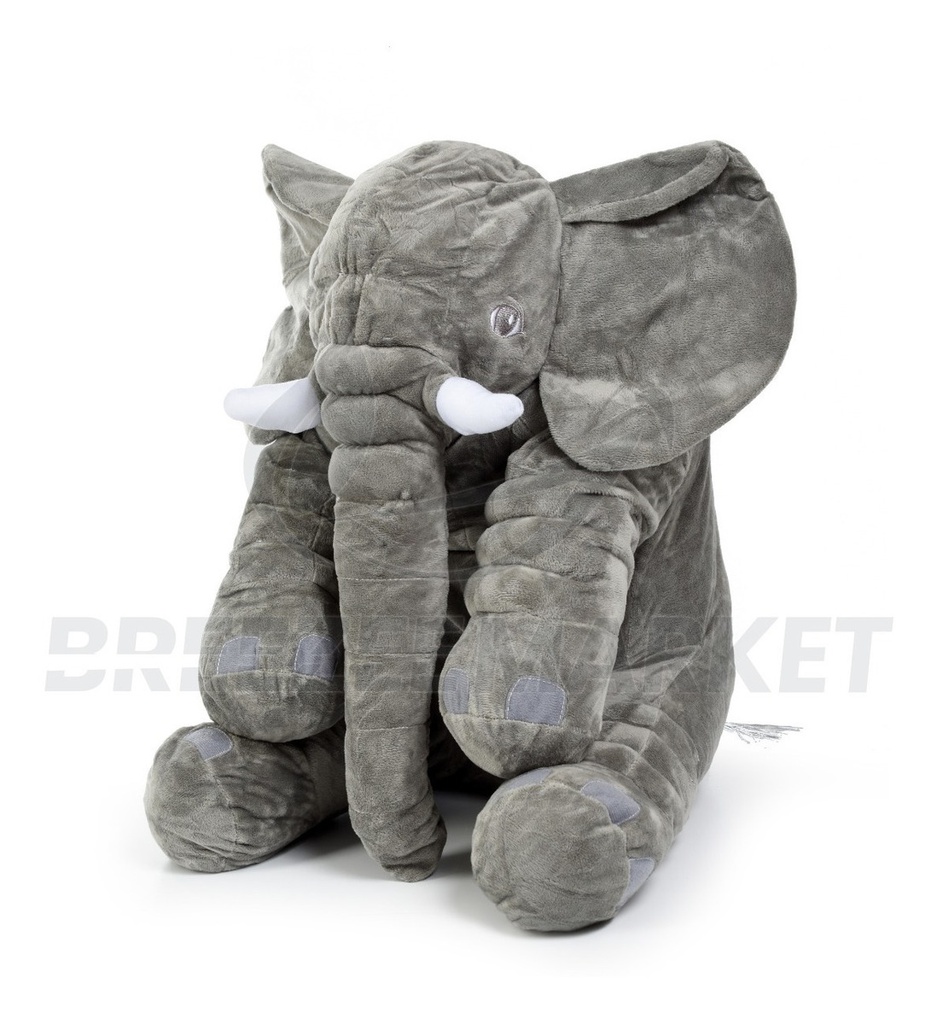 Peluche Elefante 65cm Cobija Almohada Manta Felpa Gigante