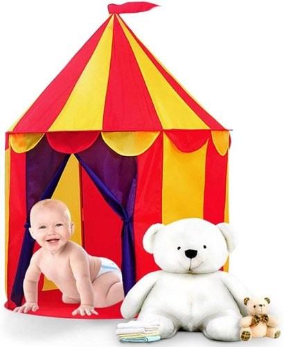 Tienda Carpa Infantil Plegable Portátil Didáctica Circo