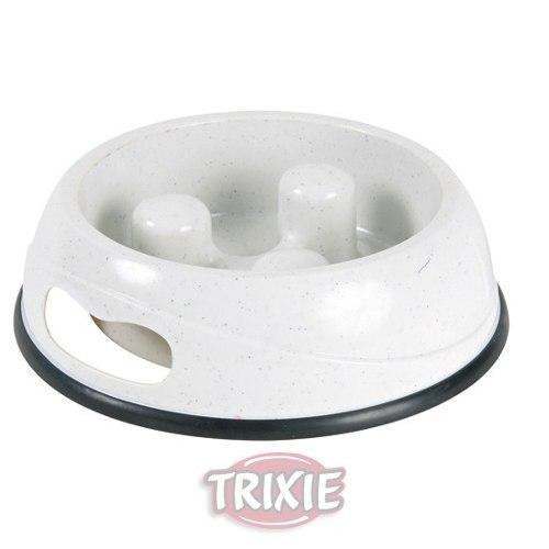 [TX25031] Trixie Comedero Plástico Come Despacio 0.9 L Ø23 Cm